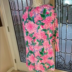 Floral Pink and Green Jumpsuit